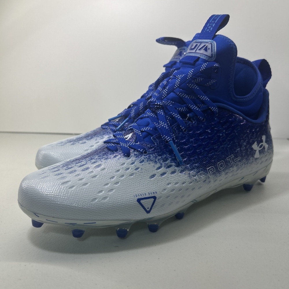 Under Armour Spotlight Lux Mc Cleats - Blue Ombre - Men's Size 12 3026576-400